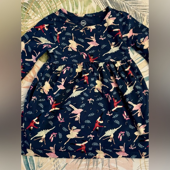 18 Months long sleeve Toddler Girls Ballerina Nutcracker Dress Baby Girl - Picture 1 of 3